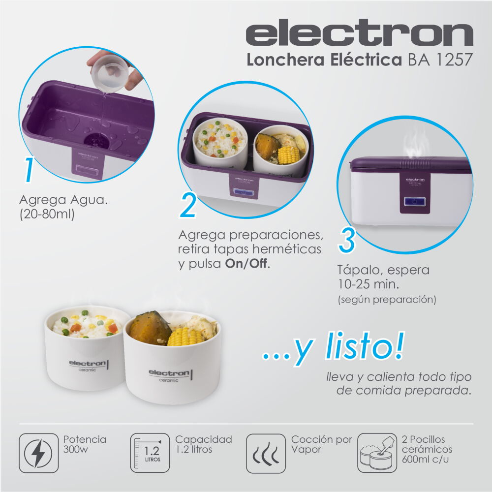 Electrón / Lonchera Eléctrica Mr - 300w image number 4.0